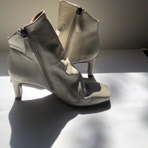 Free People ,Distressed Leather Cybil Heel Ankle Bootie